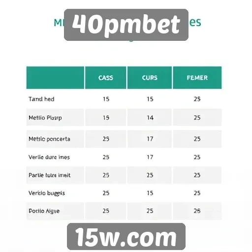 Comparação de métodos de pagamento no 40pmbet