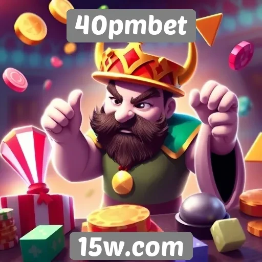 Variedade de jogos disponíveis no 40pmbet